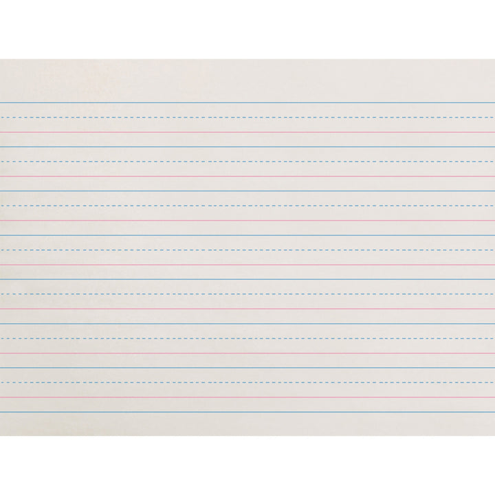 Image of Pacon® Newsprint w/Broken Midline,5/8"Rule,10-1/2"x8",500/PK,WE