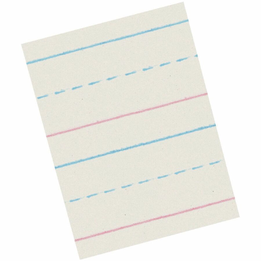 Image of Pacon® Newsprint w/Broken Midline,5/8"Rule,10-1/2"x8",500/PK,WE
