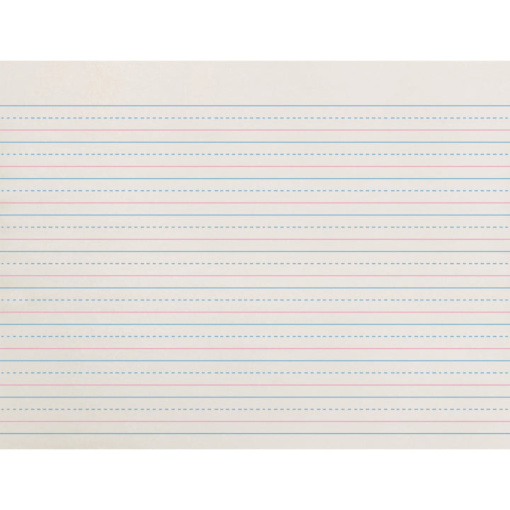 Image of Pacon® Newsprint w/Broken Midline,1/2"Rule,10-1/2"x8",500/PK,WE