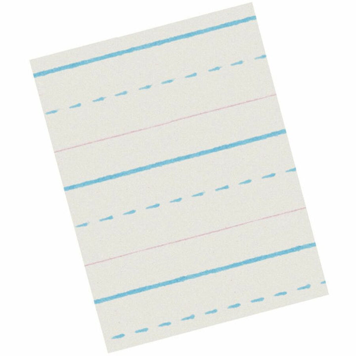 Image of Pacon® Newsprint w/Broken Midline,1/2"Rule,10-1/2"x8",500/PK,WE