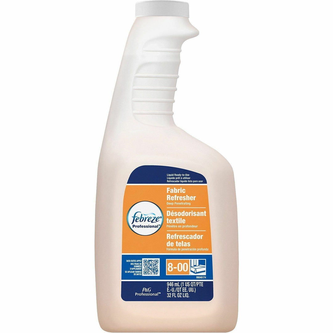 Image of Febreze 32801 Fabric Refresher Spray, Spray, 32 fl oz (1 quart), Fresh Scent, 8 / Carton, White