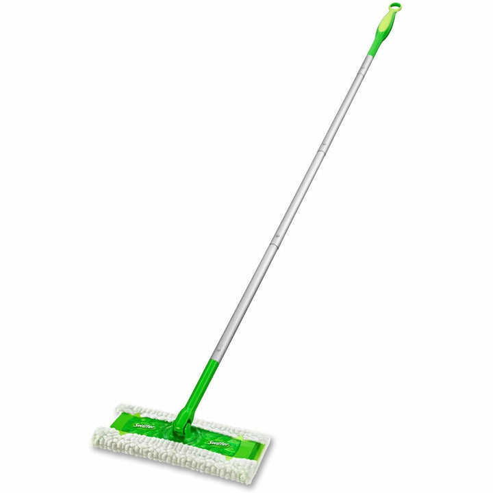 Image of Swiffer 16907106 Professional Sweeper, 10" W Head, Swivel Head, Lightweight, Green, 1 Each