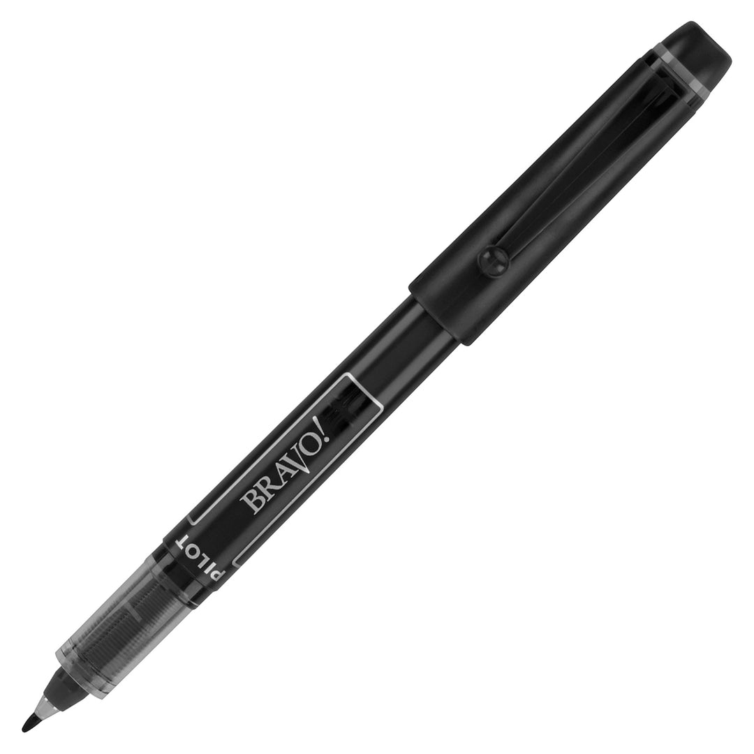Image of Pilot® Marker Pen, Bravo, Liquid Ink, Bold Point, Black Ink