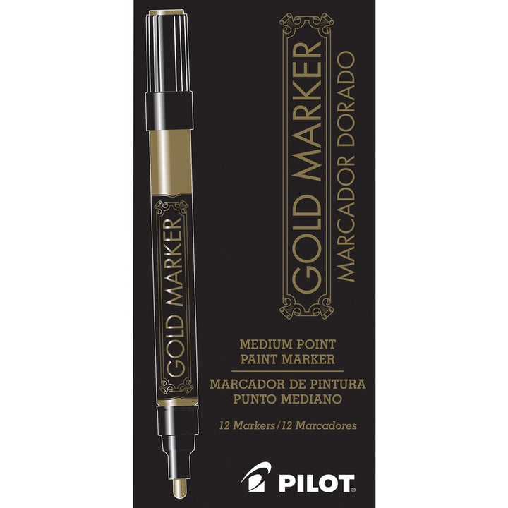 Image of Pilot® Creative Permanent Marker, Medium Point, Gold