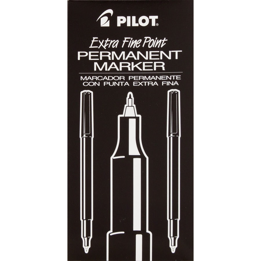 Image of Pilot® Marker, Permanent, Extra Fine Point, Black Ink