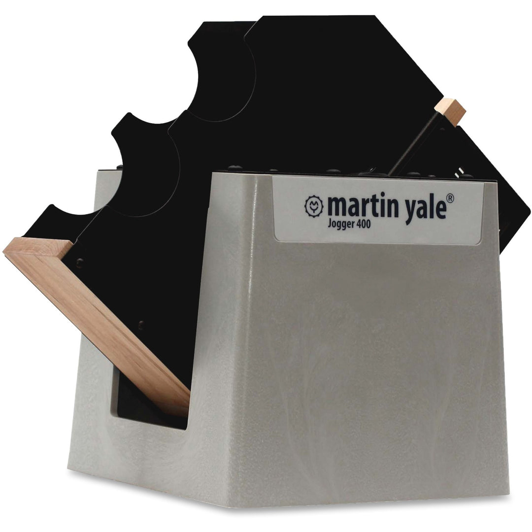 Image of Martin Yale® Tabletop Paper Jogger, 15.25 x 11.5 x 15.25, Gray