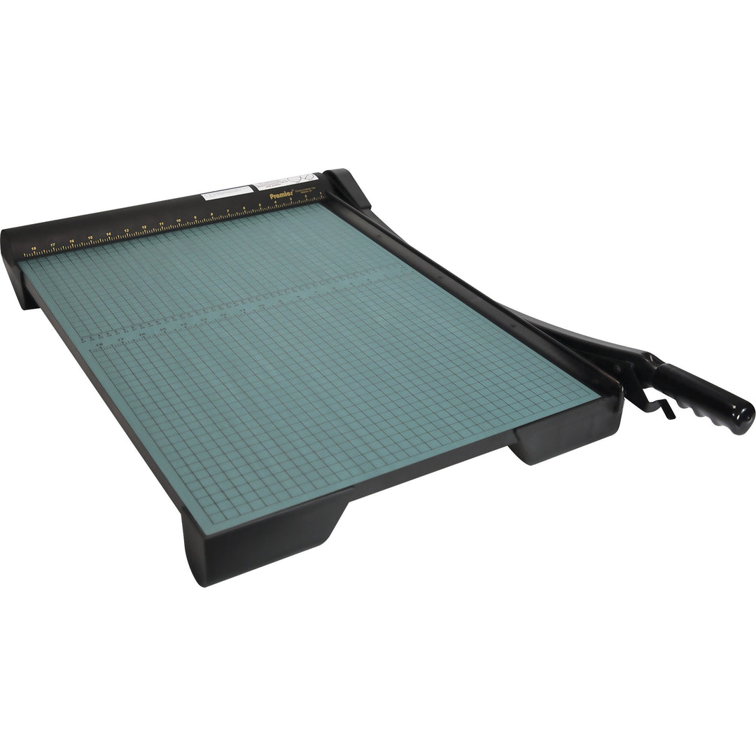 Image of Premier® The Original Green Paper Trimmer, 20 Sheets, 24" Cut Length, Wood Base, 18.5 X 24