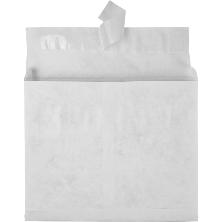 Image of Survivor® Lightweight 14 lb Tyvek Open End Expansion Mailers, #13 1/2, Square Flap, Redi-Strip Adhesive Closure, 10 x 13, White, 100/CT
