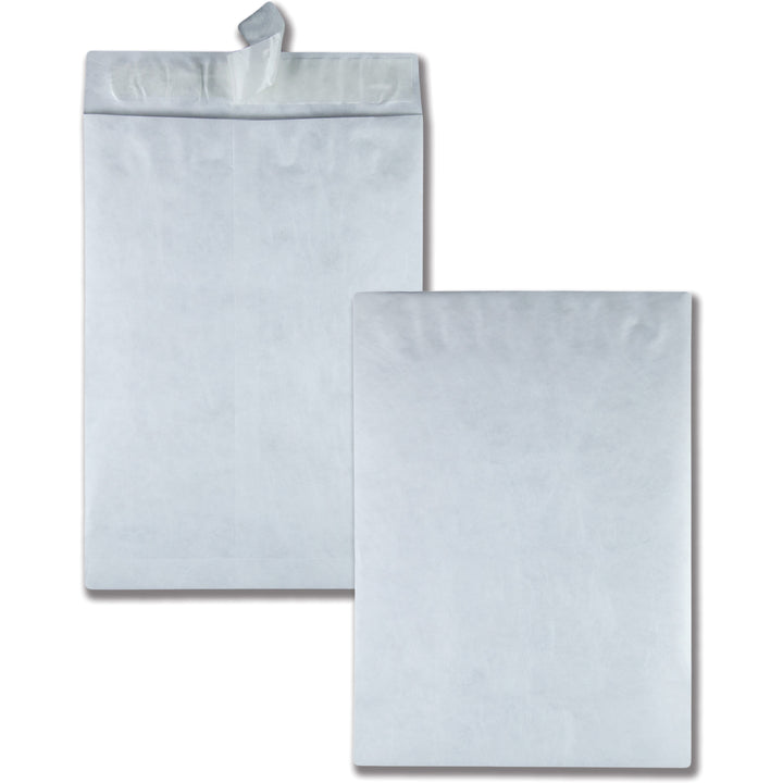 Image of Survivor® Heavyweight 18 lb Tyvek Catalog Mailers, Square Flap, Self-Adhesive Closure, 13 x 19, White, 25/Box