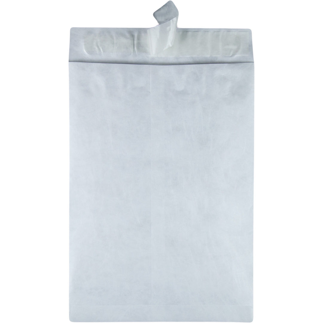 Image of Survivor® Heavyweight 18 lb Tyvek Catalog Mailers, Square Flap, Self-Adhesive Closure, 13 x 19, White, 25/Box