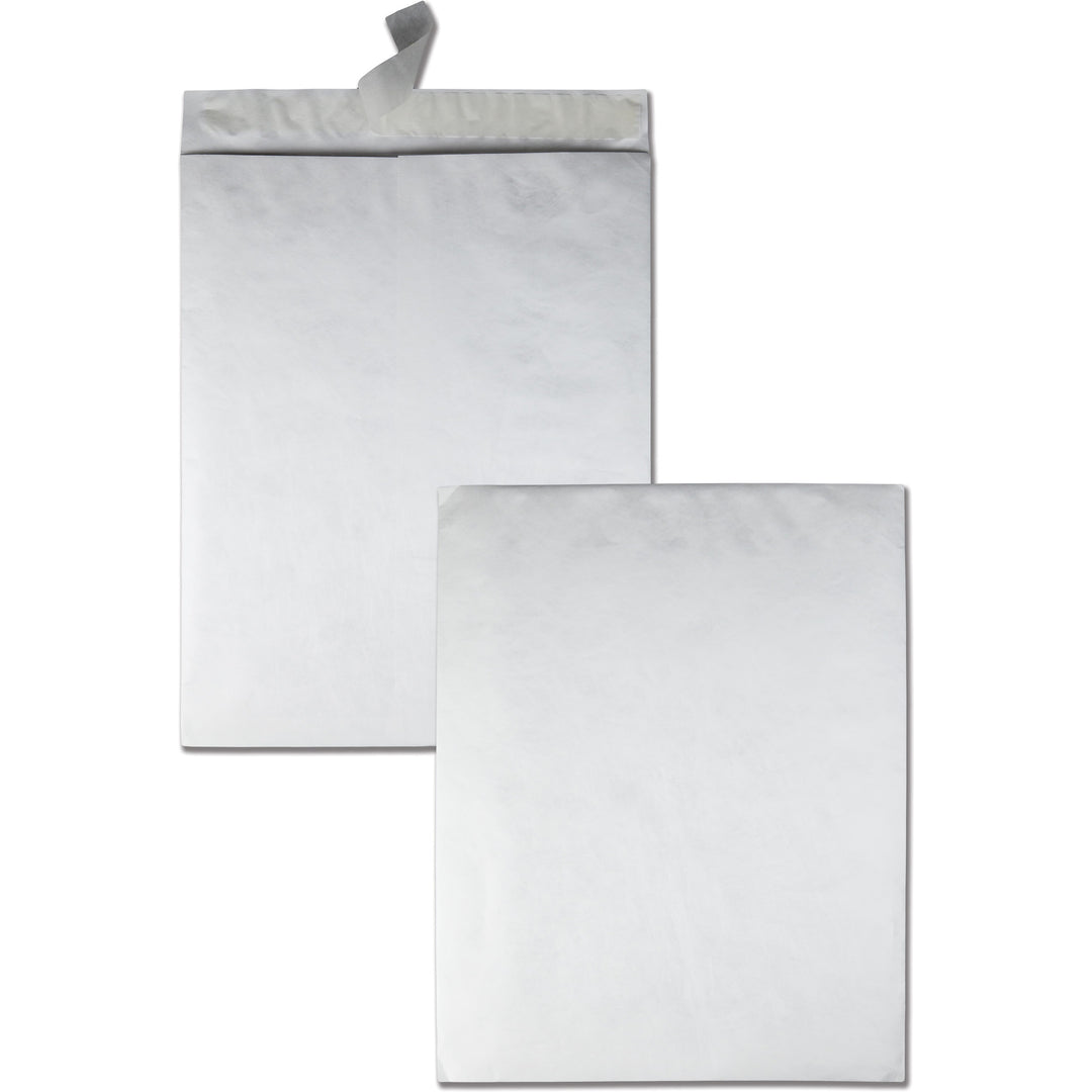 Image of Survivor® Heavyweight 18 lb Tyvek Catalog Mailers, Square Flap, Redi-Strip Adhesive Closure, 18 x 23, White, 25/Box