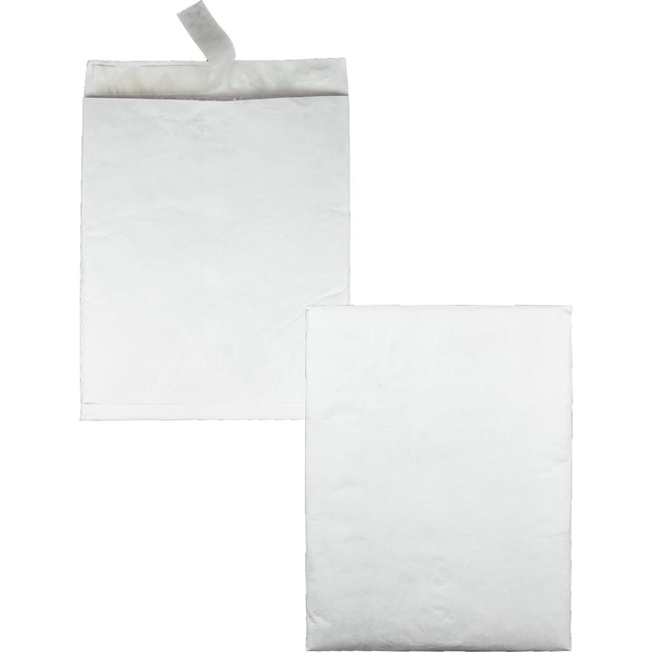 Image of Survivor® Bubble Mailer of DuPont Tyvek, #13 1/2, Square Flap, Redi-Strip Adhesive Closure, 10 x 13, White, 25/Box