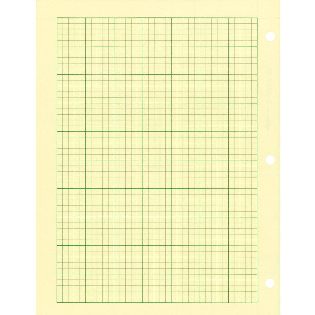 Image of Rediform® Computation Pad, 5"x5" Quad, 8-1/2"x11", 100 Sheets,Green