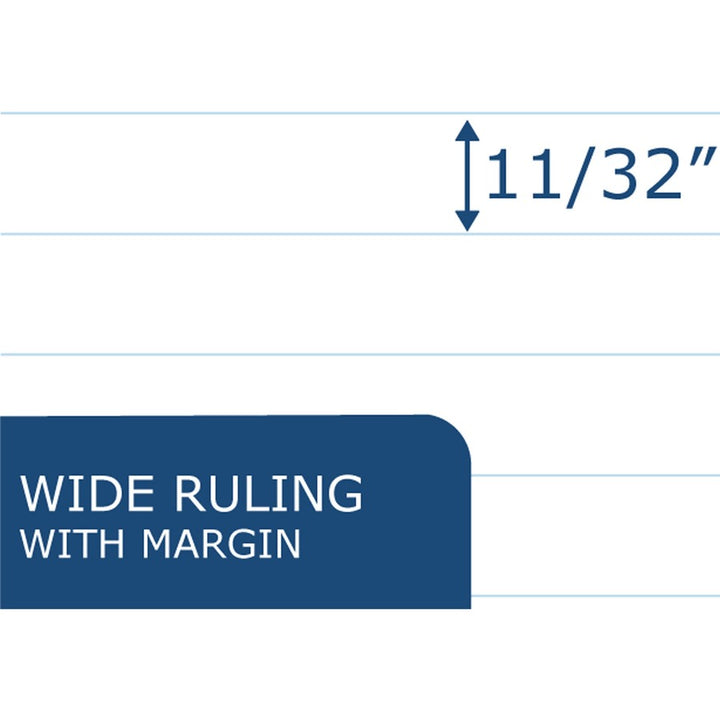 Image of Roaring Spring® Examination Book,Wide Rule,16 Pages,8-1/2"x7",50/PK,Blue