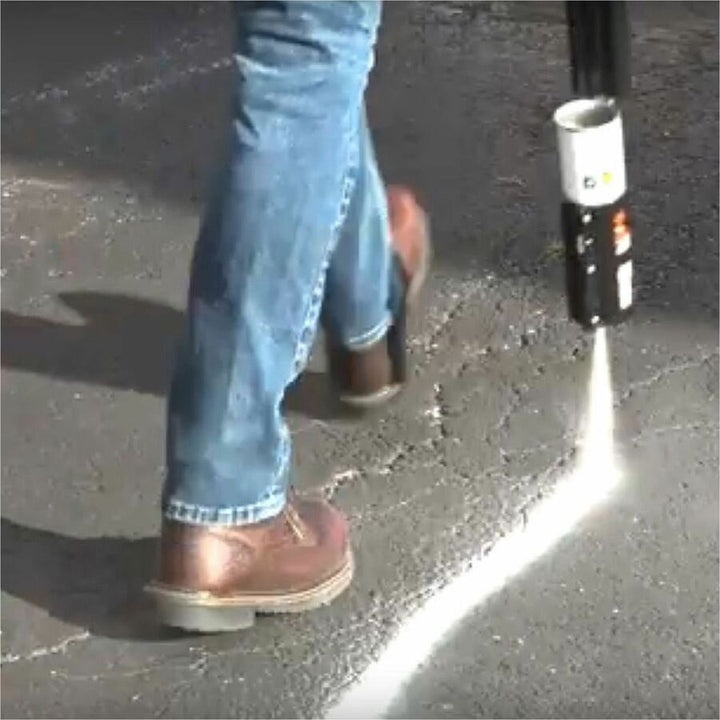 Image of Industrial Choice Precision Line 203036 White M1800 Marking Paint Spray, Aerosol, Fluorescent Orange, 1.06 lb, 1 Each