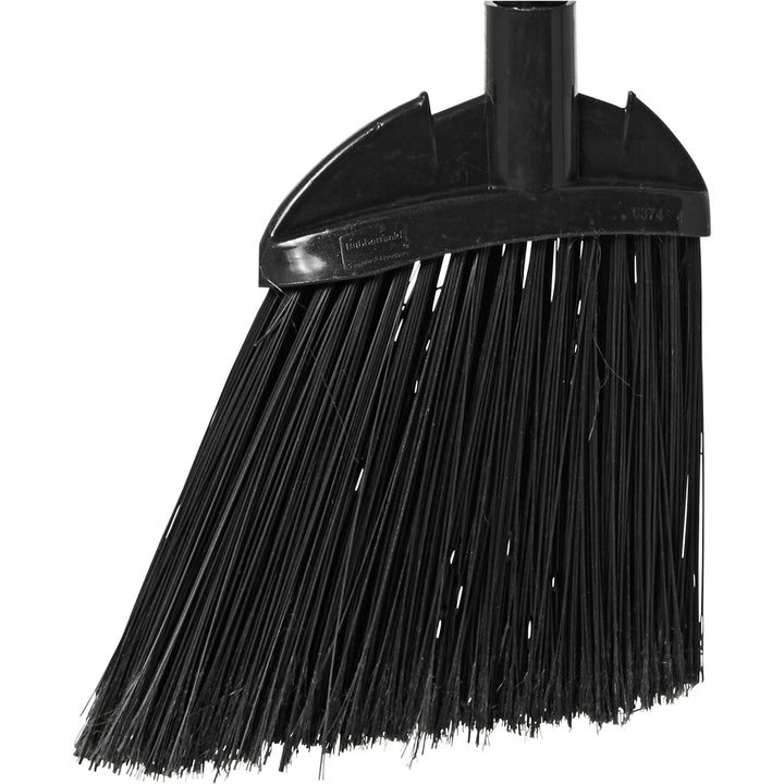 Image of Rubbermaid Commercial 637400 BLA Lobby Broom, 7.50" Polypropylene Bristle, 28" Handle Length, Black Metal Handle, Black, 1 Each
