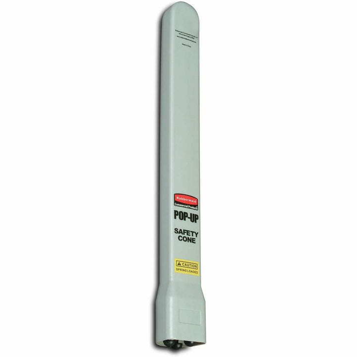 Image of Rubbermaid Commercial 9S0000YW Multi-Lingual Caution Safety Cone