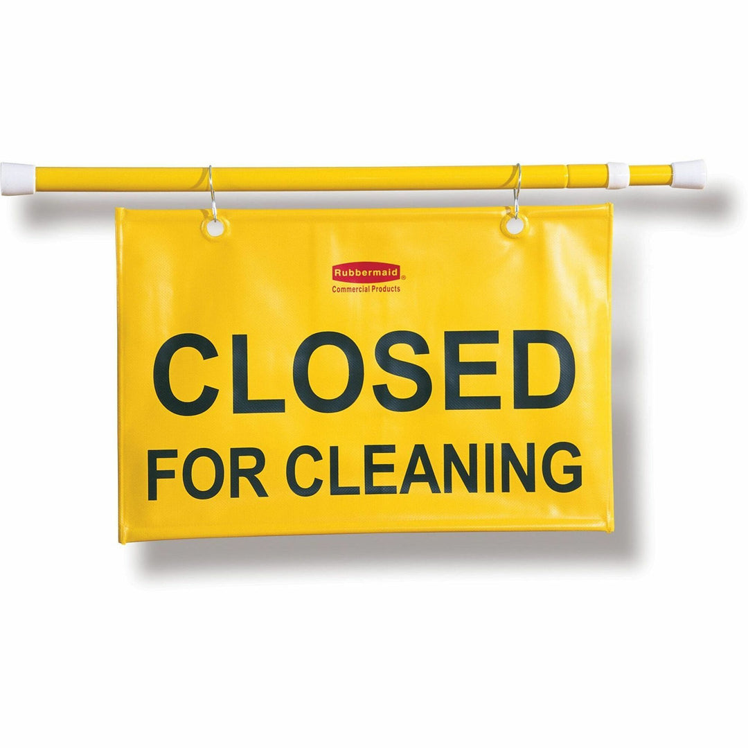 Image of Rubbermaid Commercial 9S1500 YEL Closed For Cleaning Safety Sign