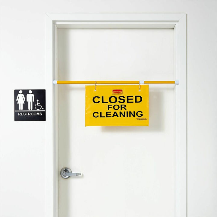 Image of Rubbermaid Commercial 9S1500 YEL Closed For Cleaning Safety Sign
