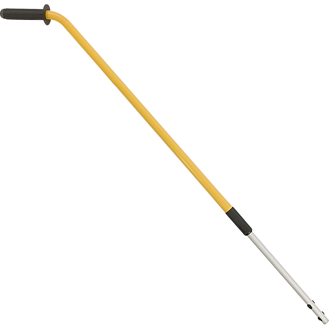 Image of Rubbermaid Commercial Q76000 YL00 Quick Connect Ergo Adjust Handle, 72" Length, Yellow, Aluminum, 1 Each