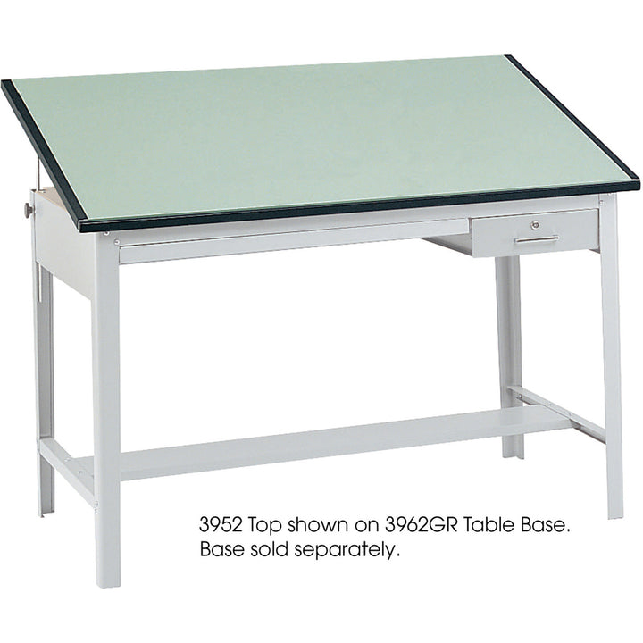 Image of Safco® Drafting Tabletop, 60"x37-1/2"x1", Green