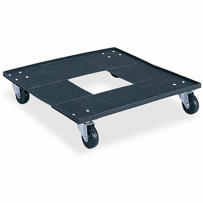 Image of Safco® Stacking Chair Cart, Metal, 23.13" x 23.13" x 4.5", Black