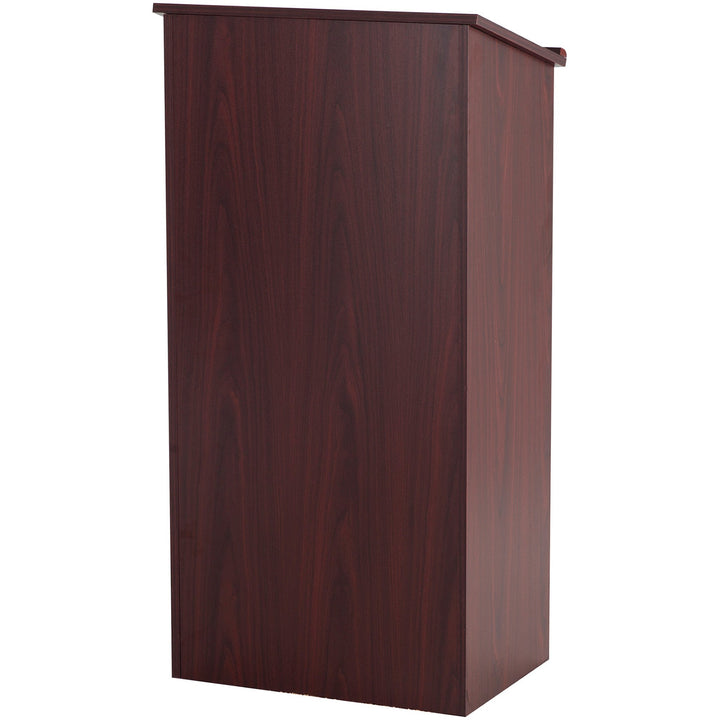 Image of Safco® Stand-Up Lectern, 23 X 15.75 X 46, Mahogany