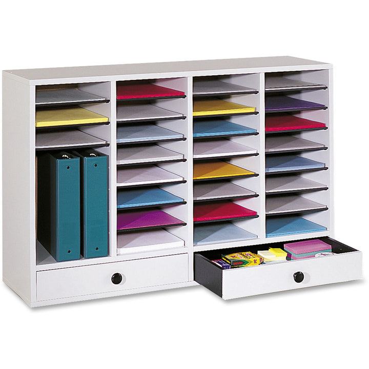 Image of Safco® Adjust Organizer,39-1/4"x11-3/4"x25-1/4",32 Compartment,Gray