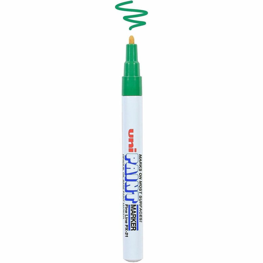 Image of uni®-Paint Permanent Marker, Fine Bullet Tip, Green
