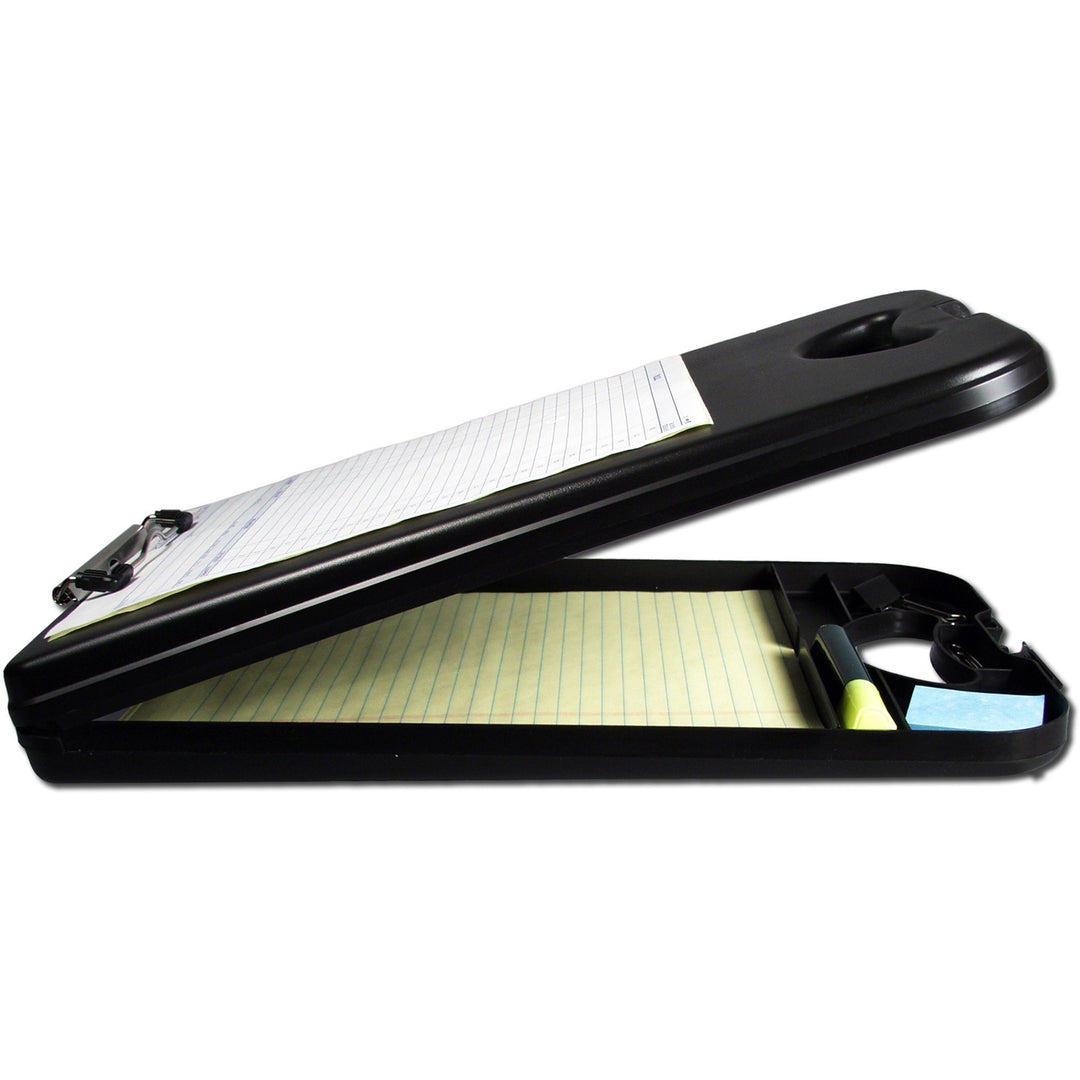 Image of Saunders Portable Desktop Clipboard, 1/2"Storage,10"x16", Black
