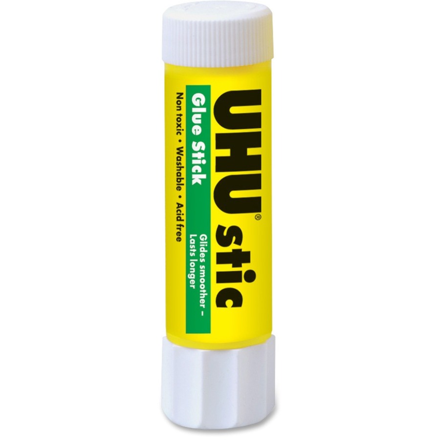 Image of Staedtler® Glue Stick, Rub-On Adhesive, Washable, 1.41 oz, 12/BX, White