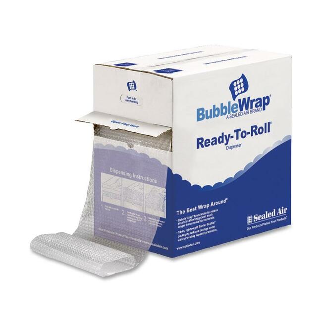 Image of Sealed Air Bubble Wrap, 12"x100' Roll, 3/16" Bubble, CL