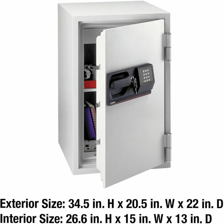 Image of Sentry® Safe Commercial Safe, 3 cu ft, 20.5 x 22 x 34.5, Light Gray