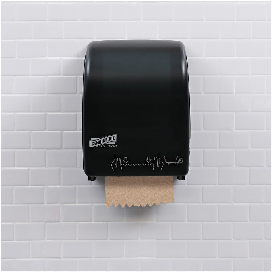 Image of Genuine Joe Hardwound Roll Towels,2"Core, 7-7/8"x350', 12Rolls/CT,NL