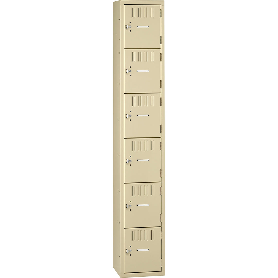 Image of Tennsco BS6-121812-ASD 6-Tier No Legs Steel Box Lockers
