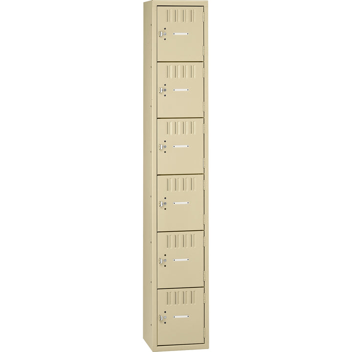 Image of Tennsco BS6-121812-ASD 6-Tier No Legs Steel Box Lockers