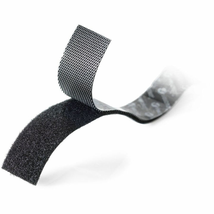 Image of VELCRO® Brand Low-Profile Industrial-Strength Heavy-Duty Fasteners, 1" X 10 Ft, Black