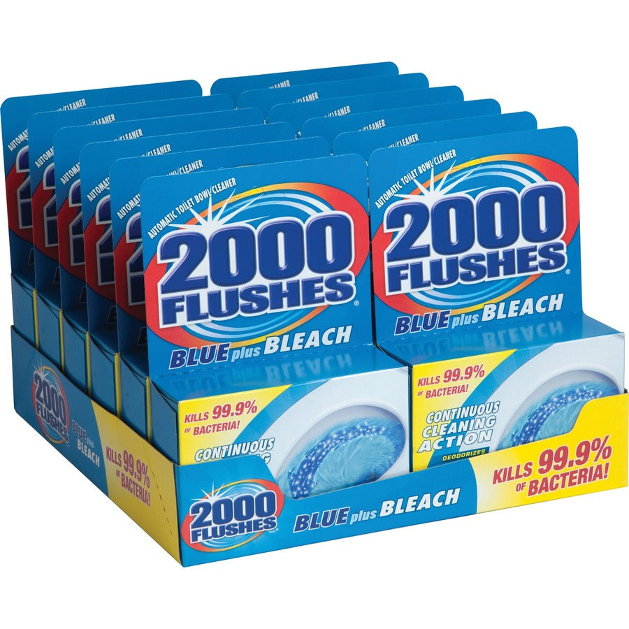 Image of WD-40® Toilet Bowl Cleaner, Bleach Tablets, 2/Pk, 3-1/2 oz, Blue