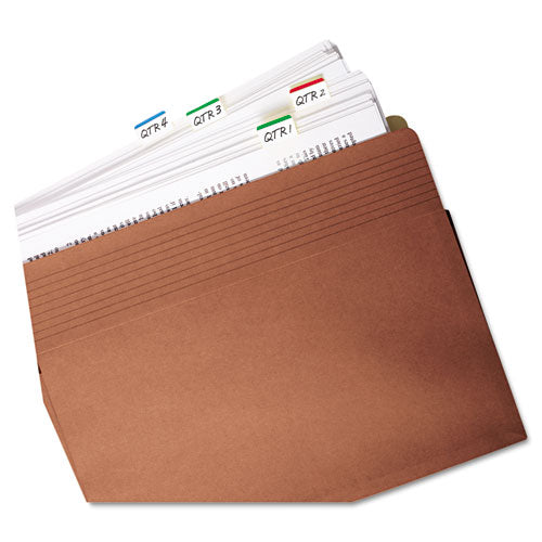 Image of Post-it® Tabs 686L-GBR 1" Lined Tabs, 1/5-Cut, Lined, Assorted Colors, 1" Wide, 66/Pack