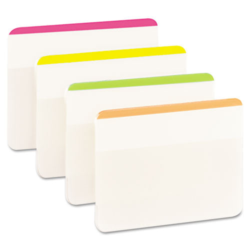 Image of Post-it® Tabs 686F-1BB Lined Tabs, 1/5-Cut, Assorted Bright Colors, 2" Wide, 24/Pack