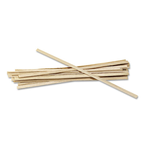 Image of AmerCareRoyal® R810 Wood Stir Sticks, 5.5", 10,000/Carton