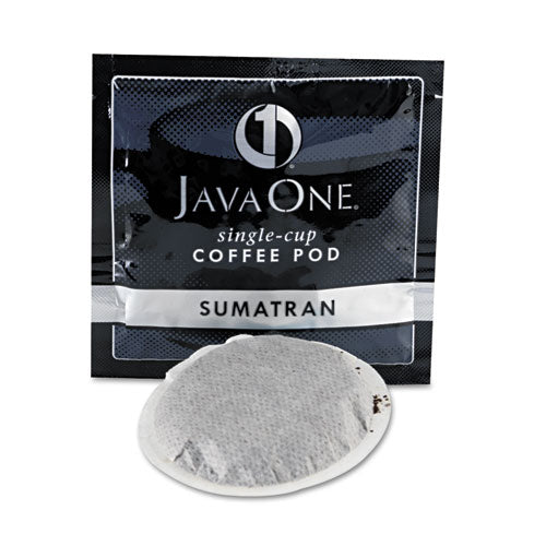 Image of Java One® 39860006141 Coffee Pods, Sumatra Mandheling, Single Cup, 14/box