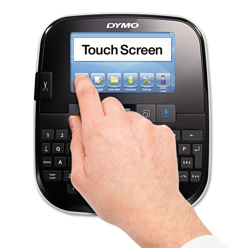 Image of DYMO® 1790417 Labelmanager 500ts Touchscreen Label Maker, 0.8"/s Print Speed, 6.46 X 7.44 X 3.74