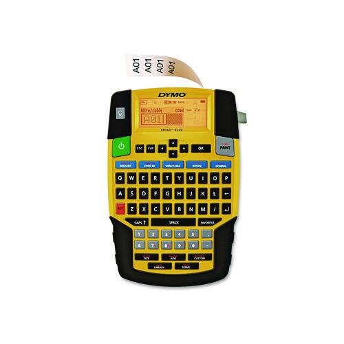 Image of DYMO® 2175088 Rhino 4200 Basic Industrial Handheld Label Maker, 1 Line, 4.06 X 8.46 X 2.24