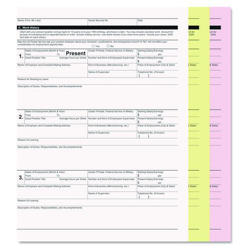 Image of Iconex 59106 Digital Carbonless Paper, 3-Part, 8.5 X 11, White/canary/pink, 835/carton