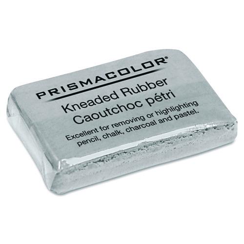 Image of PrismacolorÂ® Design Kneaded Rubber Art Eraser, For Pencil Marks, Rectangular Block, Large, Gray