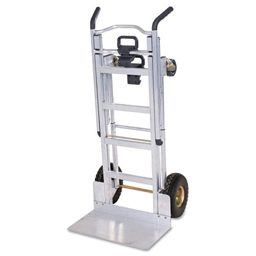 Image of Cosco® 12312ABL1E 3-in-1 Convertible Hand Truck, 800 lb to 1,000 lb Capacity, 21.06 x 21.85 x 48.03, Aluminum
