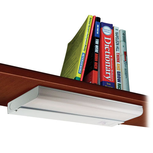 Image of LeduÂ® Low-Profile Under-Cabinet LED-Tube Light Fixture with (1) 9 W LED Tube, Steel Housing, 18.25" x 4" x 1.75", White