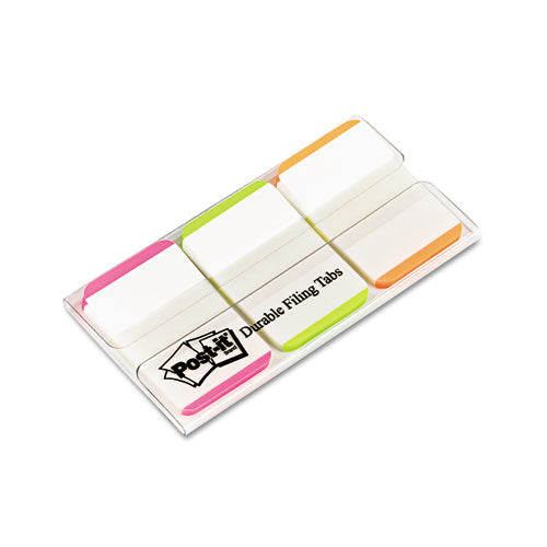 Image of Post-it® Tabs 686L-PGO 1" Lined Tabs, 1/5-Cut, Assorted Bright Colors, 1" Wide, 66/Pack