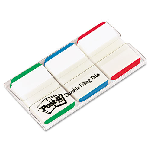 Image of Post-it® Tabs 686L-GBR 1" Lined Tabs, 1/5-Cut, Lined, Assorted Colors, 1" Wide, 66/Pack